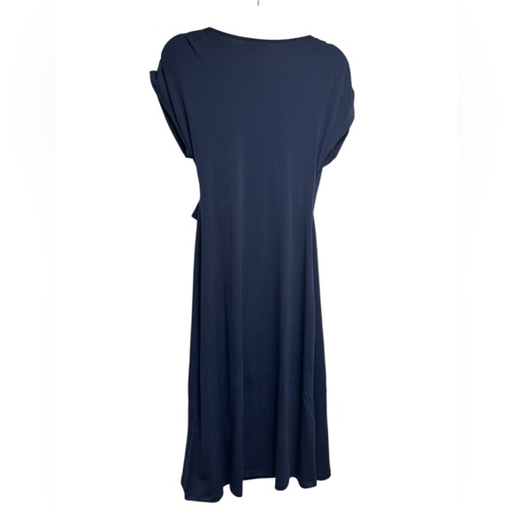 H&M Wrap Dress | Blue Tie-Waist | Women’s Size Small - Picture 3 of 7